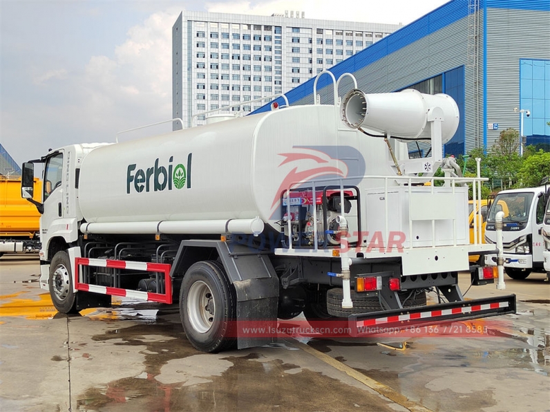 ISUZU GIGA 4×2 stainless steel water tank truck