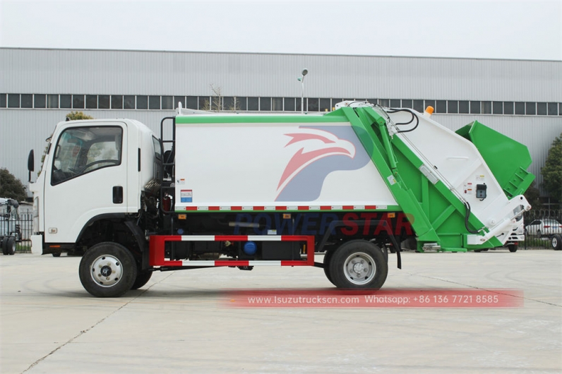 New and used ISUZU off-raod waste compactor truck for sale