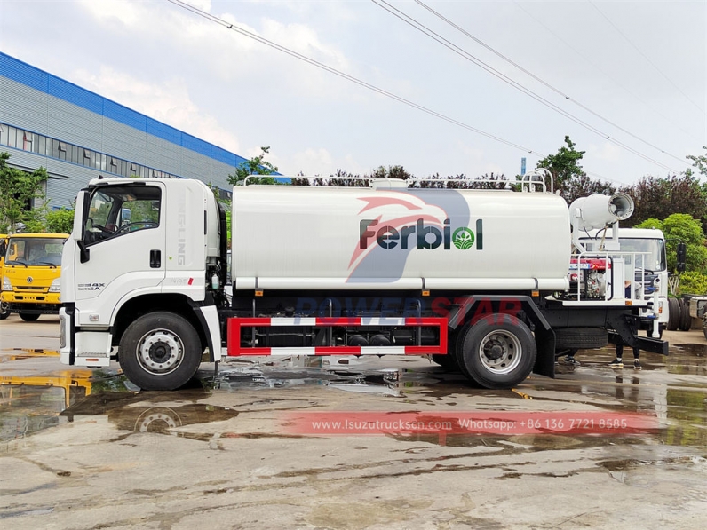 ISUZU GIGA 4×2 stainless steel water tank truck