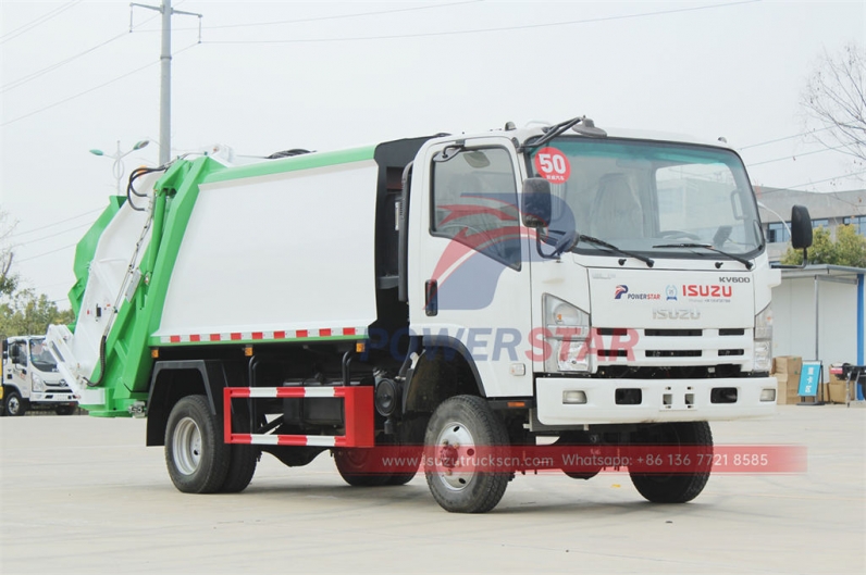 New and used ISUZU off-raod waste compactor truck for sale