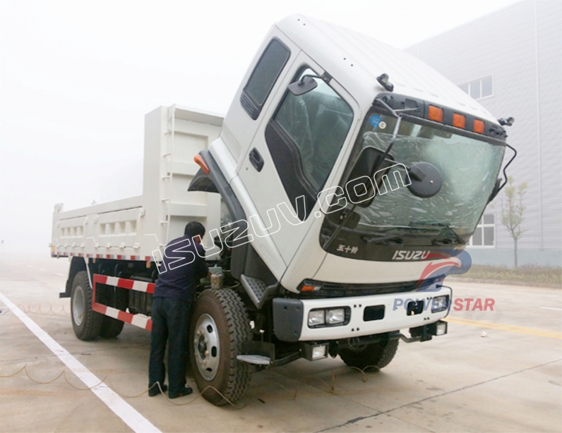 Hot sale ISUZU 4×2 FVR 240HP dump truck