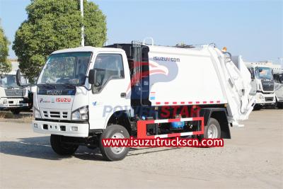 China factory supplying ISUZU rear loader trucks