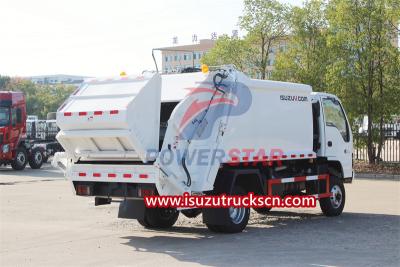 China factory supplying ISUZU rear loader trucks