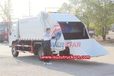 China factory supplying ISUZU rear loader trucks