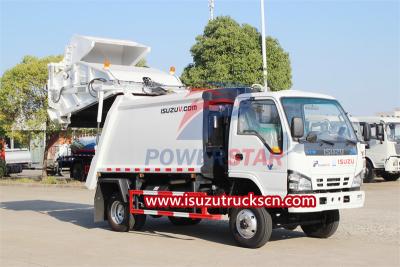 China factory supplying ISUZU rear loader trucks
