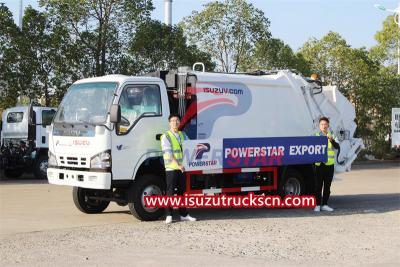 China factory supplying ISUZU rear loader trucks