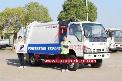 China factory supplying ISUZU rear loader trucks