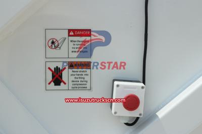 FTR 4HK1 Isuzu Rear Loading Garbage Compactor Truck