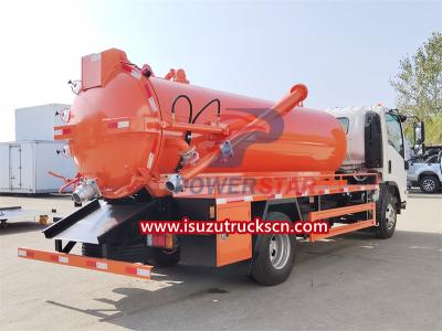 ISUZU NKR vacuum suction truck 5000 liters