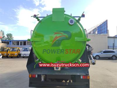 ISUZU NPR 8000 liters vacuum tank truck