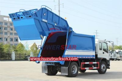 10 cbm isuzu FVR trash compactor truck