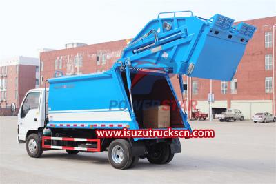 ISUZU NKR 8CBM waste compactor truck for sale