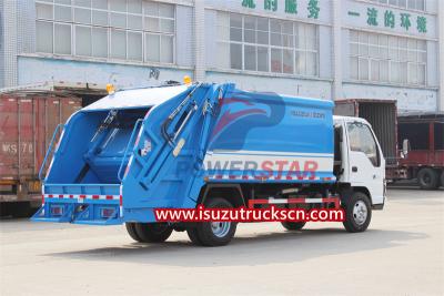 ISUZU NKR 8CBM waste compactor truck for sale