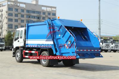 10 cbm isuzu FVR trash compactor truck