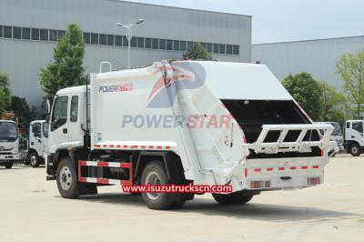 FTR 4HK1 Isuzu Rear Loading Garbage Compactor Truck