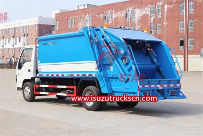ISUZU NKR 8CBM waste compactor truck for sale