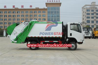 isuzu 5 cbm rubbish compactor truck