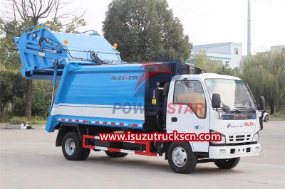 ISUZU NKR 8CBM waste compactor truck for sale