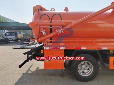 ISUZU NKR vacuum suction truck 5000 liters