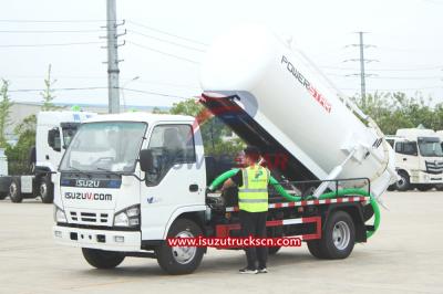 Isuzu 600P 4KH1 130HP vacuum trucks