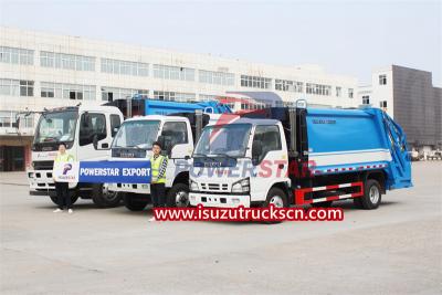 ISUZU NKR 8CBM waste compactor truck for sale