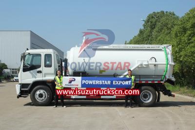Isuzu 10000liters sewer vacuum pump truck