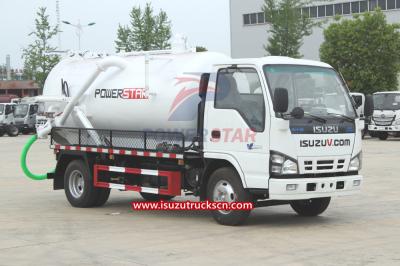 Isuzu 600P 4KH1 130HP vacuum trucks