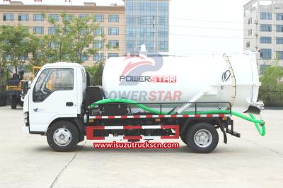 Isuzu 600P 4KH1 130HP vacuum trucks