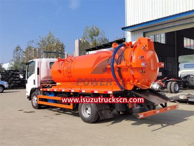 ISUZU NKR vacuum suction truck 5000 liters