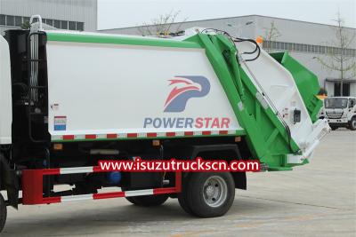 isuzu 5 cbm rubbish compactor truck