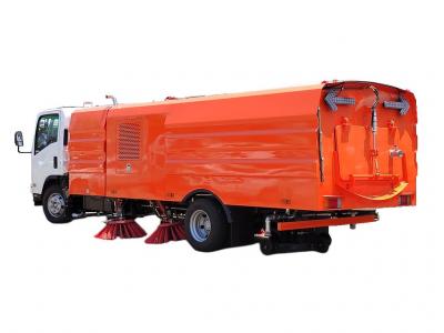 Isuzu NPR road vacuum cleaner truck for sale