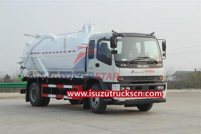 ISUZU FTR sewage tanker truck