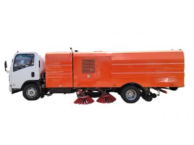 Isuzu NPR road vacuum cleaner truck for sale