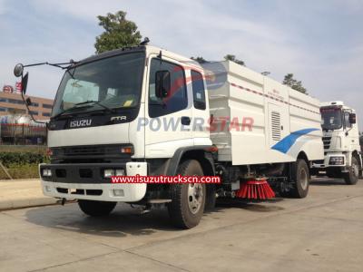 FTR Isuzu vacuum broom road sweeper truck
