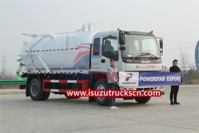 ISUZU FTR sewage tanker truck