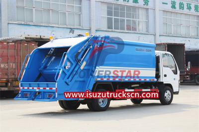Customized ISUZU NKR rear loading garbage truck