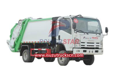 Isuzu NKR truck trash compactor truck for sale