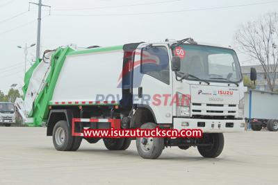 Isuzu NKR truck trash compactor truck for sale