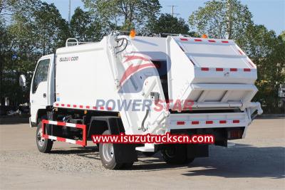 ISUZU NKR rear load garbage truck