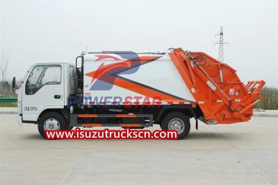 Isuzu non cdl rear load garbage truck for sale