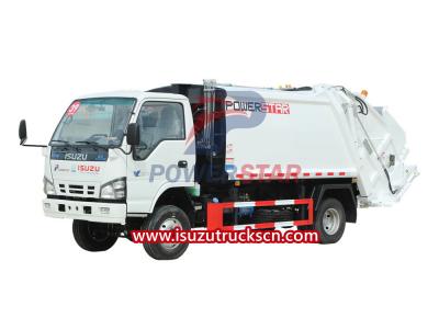 Isuzu NKR 4x4 offroad 4WD refuse compactor truck price