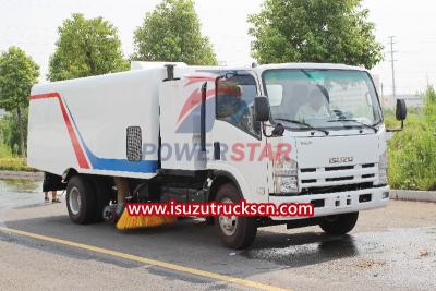 Isuzu NPR street sweeper vehicle