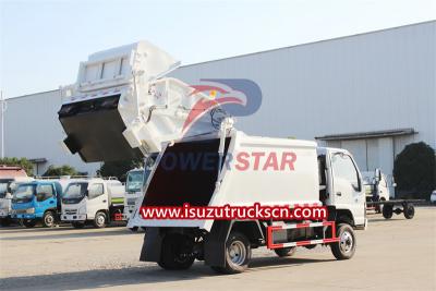 ISUZU NKR rear load garbage truck
