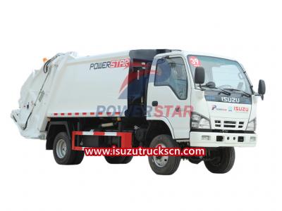 Isuzu NKR 4x4 offroad 4WD refuse compactor truck price