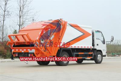 Isuzu non cdl rear load garbage truck for sale