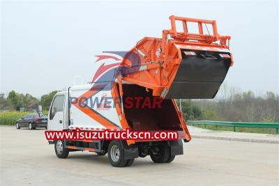 Isuzu non cdl rear load garbage truck for sale
