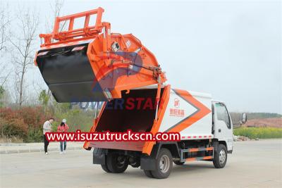 Isuzu non cdl rear load garbage truck for sale