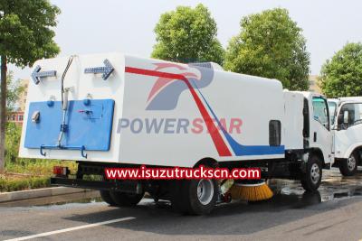 Isuzu NPR street sweeper vehicle