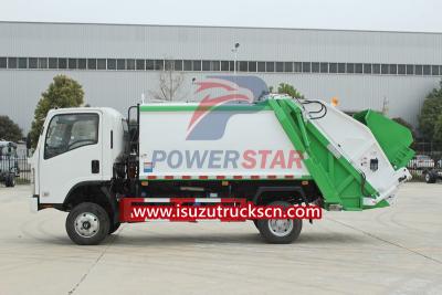 Isuzu NKR truck trash compactor truck for sale