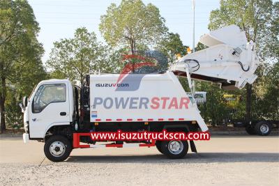 ISUZU NKR rear load garbage truck